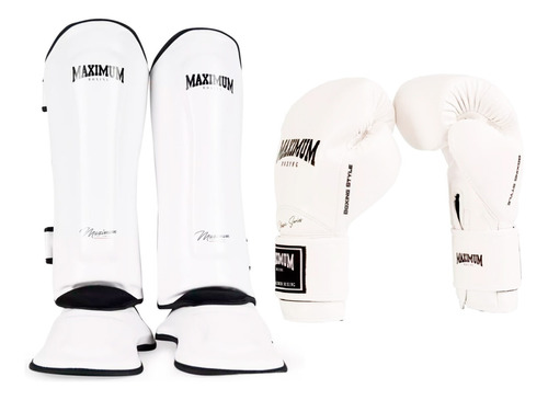 Kit Caneleiras + Luvas Boxe Muay Thai New Classic Maximum