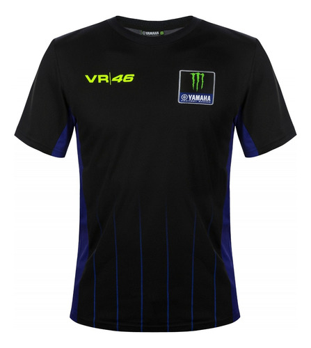 Camiseta Vr46 Yamaha Black Original