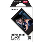 Film Película Fujifilm Instax Mini Black 10 Fotos Contornos
