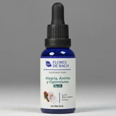 Flores de Bach Blen Alegría Ánimo Optimismo 30ml Orgánico Puro | Meses sin interés
