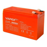 Bateria De Gel 12v 7a Vapex  Para Central Alarma 