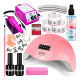 Kit De Unha Em Gel Nail Design Quite Completo Profissional