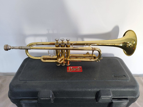 Trompete Sib Selmer Bach Usa Com Estojo