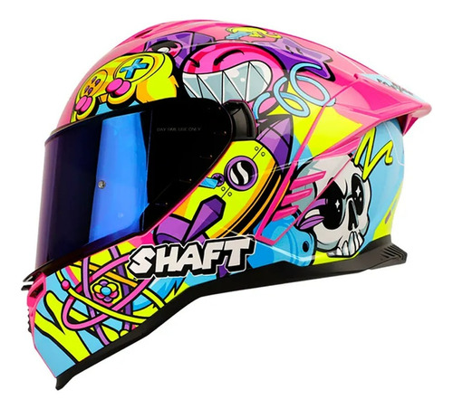 Casco Integral Shaft 598 Gtr Chalk Draw Fuchsia