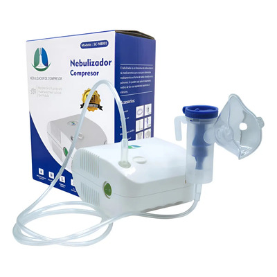 Nebulizador Compresor Silencioso para Adulto y Niño con Mascarillas | Meses sin interés