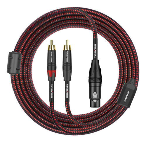 Cable Y De Doble Rca Xlr De 3 Pies, Cable Adaptador Div...