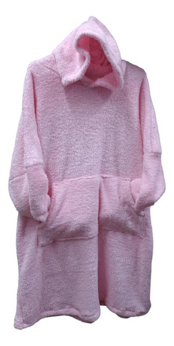 Maxi Buzo Peluche Pijama Oversize Abrigo Unisex 