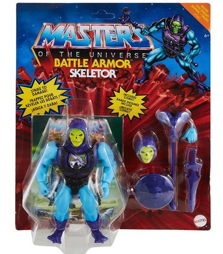 Figura Skeletor Battle Armor Masters Of The Universe Retro