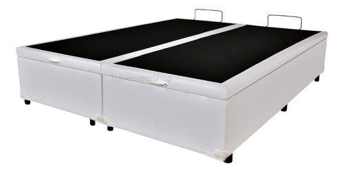 Cama Box Baú Queen Size 158x198  Reforçada C/ Blindagem