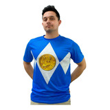 Playera Sublimada Power Ranger Azul