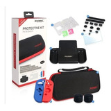 Kit Protector N-switch Bolso Lámina Grip Case Joy Con