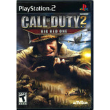 Ps2 Call Of Duty 2 Big Red One / En Español / Play 2/ Fisico