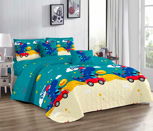 Cubrecama Cobertor Niños Verano 1.5 Plaza 170x220 Cm. Varios