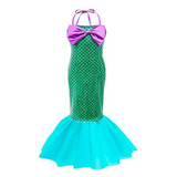 Disfraz Princesas Sirenita Ariel Para Niña Disney