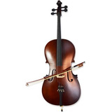 Violoncello 4/4 Stradella Mc601144 Tapa De Pino+funda Y Arco