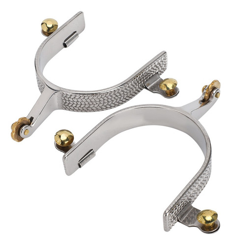 Horse Spurs Western Stainless Steel Equitación Cuerda De Cab