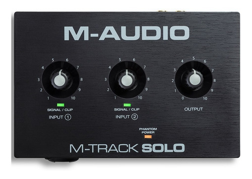 M-audio M-track Solo Ii Interface De Audio Usb 2 Canales 1x Micrófono 1x Instrumento