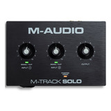 M-audio M-track Solo Ii Interface Audio Usb 