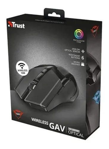 Trust Gxt 103 Gav Mouse Gamer Wirelles Open Box