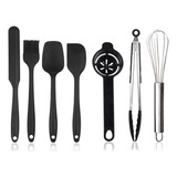 Set De 7 Espátulas De Cocina De Silicona Para Reposteria