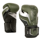 Guantes De Boxeo Venum 14 Oz Caqui/plata