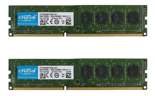 Memoria Ram Dell Crucial Ddr3l 8gb 1600 Ct102464bd160b