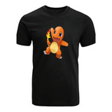 Polera  Pokemon Go Charmander/ Niño Y Niña Algodón 