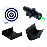 Laser Pistola Airsoft Airgun 22mm + Kit Alvo + Porta Munição