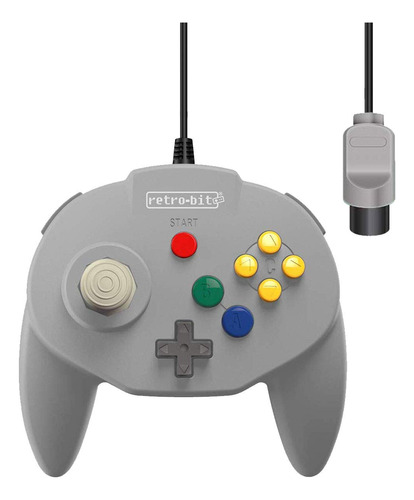 Retro-bit Tribute 64 - Controlador N64 Con Cable Para Ninte.