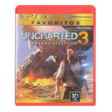 Jogo Seminovo Uncharted 3 Drakes Deception Favoritos Ps3