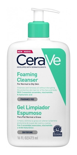 Gel Limpiador Espumoso Cerave - mL a $254