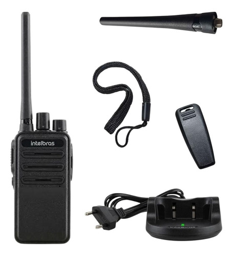 1 Unidade De Rádio Comunicador Rc3002 G2 Longo Alcance Uhf Cor Preto