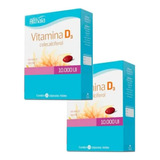 Kit Com 2 Vitamina D3 10.000 Ui Com 30 Cápsulas Althaia