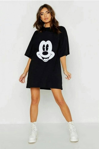 Remerón Oversize 100% Algodón Peinado Mickey Mouse