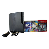 Playstation 3 Slim 150gb + Cable Power, Hdmi Y Juegos 