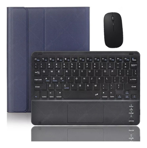 Capa Com Teclado E Mouse Para iPad Air 3/pro De 10,5 Polegad