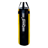 Saco Caray Profesional Mma Negro / Amarillo De 1 Mt X 30 Cm