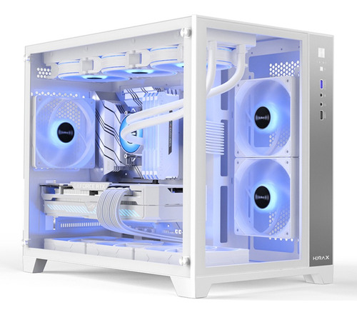 Gabinete Gamer Hyrax Mini Hgb710 Micro Atx - Vidro Temperado