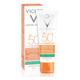 Vichy Capital Soleil Matificante 3-en-1 Protector Solar Fps50+ 50ml