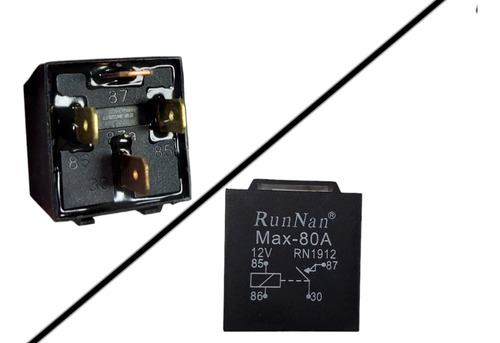 Relay 12v 80a 4 Patas Relé Auto 4 Pines