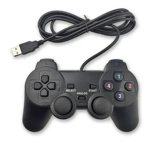 Controle Ps2 Com Entrada Usb Para Jogos