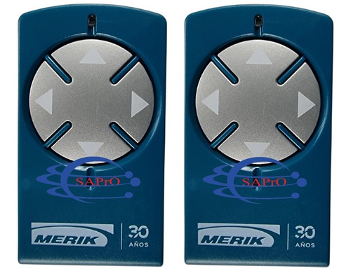 Kit 2 Control Remoto Merik Pr2 Pistones Power 230 Y 200m