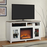 Ameriwood Home Carver - Soporte Para Tv Y Chimenea