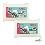 Kit 2 Travesseiros Ortopédicos Nasa Duoflex 50x70x14 Ns1118