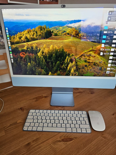 iMac 24  Apple M1 8gb Azul