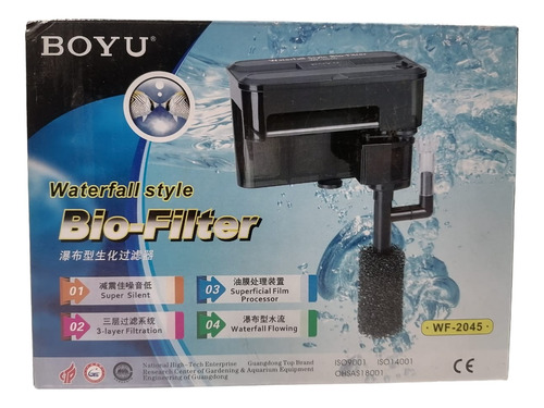 Boyu Filtro Cascada Wf2045 150l Acuario Peces Pecera