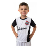 Camisa Corinthians Infantil Estampa Vai Corinthians Oficial