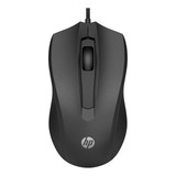 Mouse Con Cable Hp 100 Negro