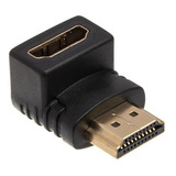 Adaptador Hdmi Em L Macho-fêmea 90º Emenda Hdmi