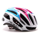 Capacete Ciclismo Bike Cairbull Mtb Speed Vários Modelos Cor Branco/pink/azul Tamanho 54/58